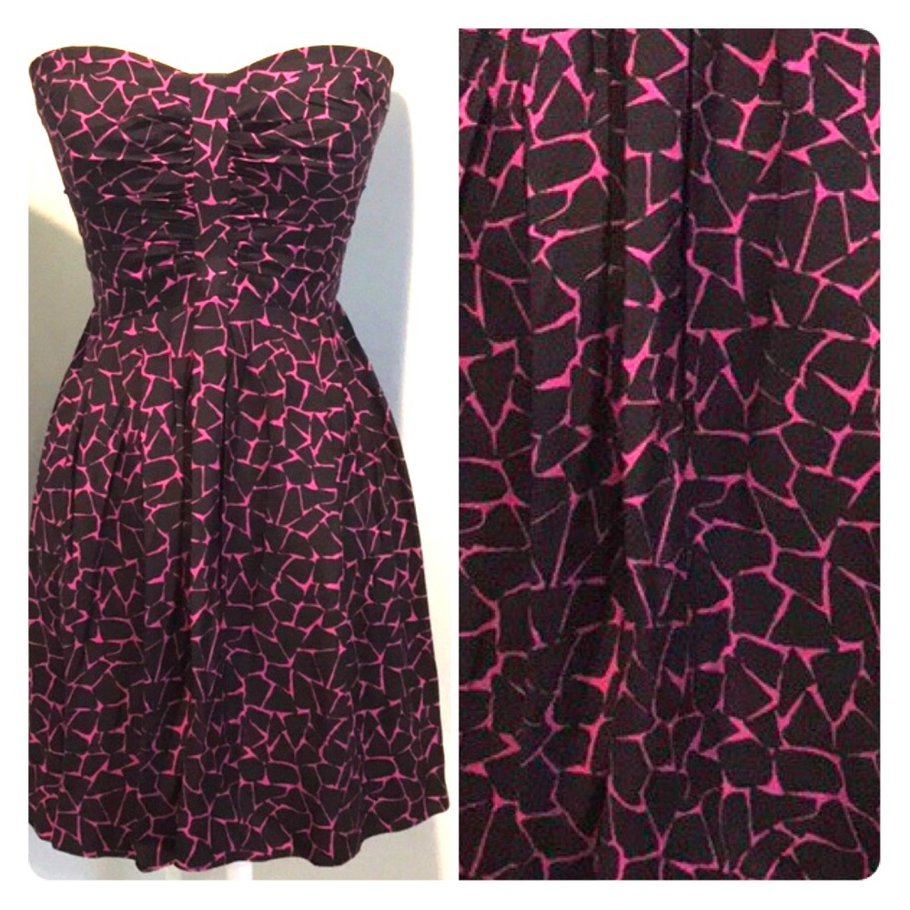 Parker Strapless Silk Dress